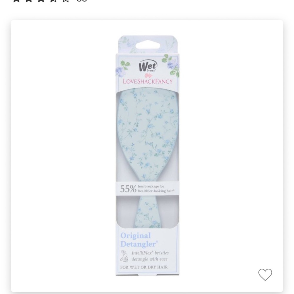 Wet Brush Original Detangler - Blue English Ivy LOVESHACK Fancy COLLAB BRAND NEW